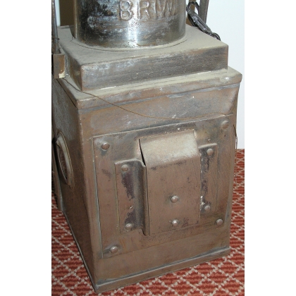 BR(W) lantern, made of iron. England. At  Moinat SA  - Antiques and home décor