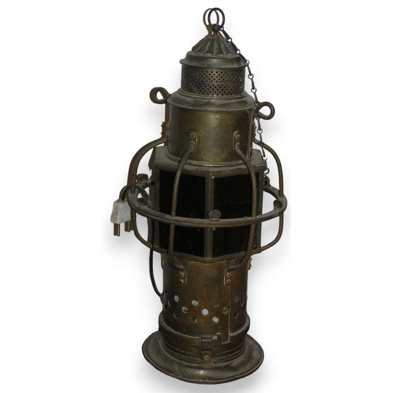 Brass ship’s lantern. At  Moinat SA  – Antiques and home décor