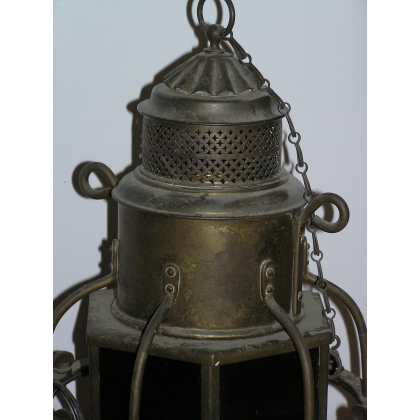 Brass ship’s lantern. At  Moinat SA  – Antiques and home décor