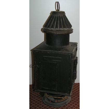 Electric lantern, made of iron. France. At  Moinat SA  - Antiques and home décor