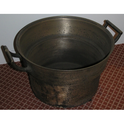Bronze cauldron/saucepan. With 2 handles – Moinat SA – Antiques and decorative items
