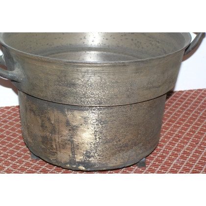 Bronze cauldron/saucepan. With 2 handles – Moinat SA – Antiques and decorative items
