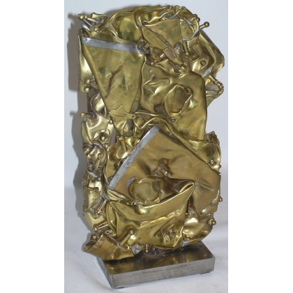  Sculpture "Saxophone compressé" sur  Moinat SA  - Antiquités décoration