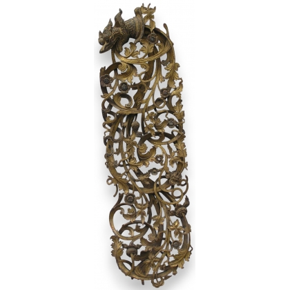 Décor, sculpture \"Dragon\", en bois