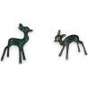 Paire de sculptures \"Biches\"