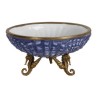 Blue porcelain bowl with mounts at  Moinat SA  - Antiques and home décor