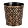 Small round plant pot made of painted sheet metal by Moinat SA – Antiques and home décor