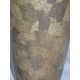 Vase brun, en coquille d'oeuf