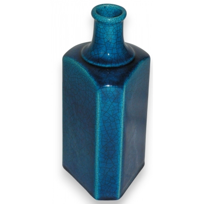  Pied de lampe bleu, en céramique. sur  Moinat SA  - Antiquités décoration
