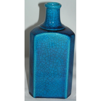  Pied de lampe bleu, en céramique. sur  Moinat SA  - Antiquités décoration