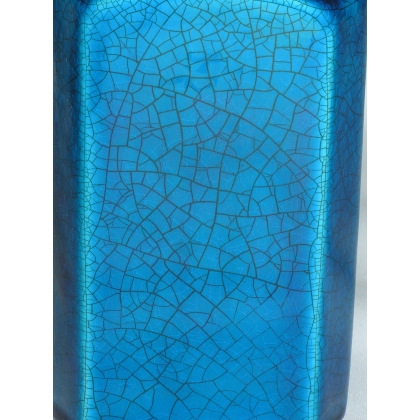  Pied de lampe bleu, en céramique. sur  Moinat SA  - Antiquités décoration