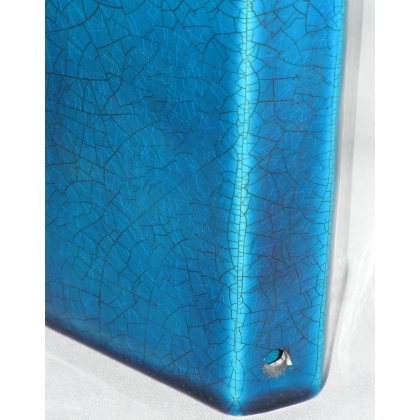  Pied de lampe bleu, en céramique. sur  Moinat SA  - Antiquités décoration