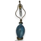 Lampe en grès irisé par RENOLEAU
