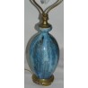 Lamp, made of iridescent stoneware. With a frame by  Moinat SA  - Antiques and home décor