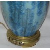 Lamp, made of iridescent stoneware. With a frame by  Moinat SA  - Antiques and home décor