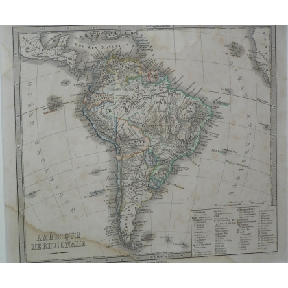 Antique paper map of  Moinat SA  - Antiques and home décor