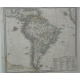 Carte géographique ancienne sur papier