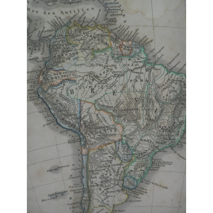 Antique paper map of  Moinat SA  - Antiques and home décor