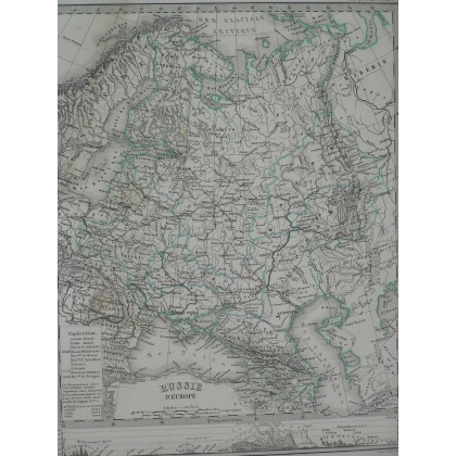 Antique paper map of  Moinat SA  - Antiques and home décor