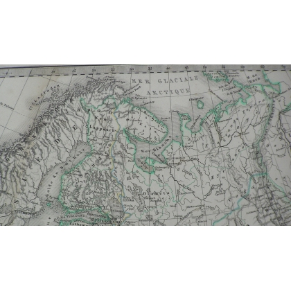 Antique paper map of  Moinat SA  - Antiques and home décor