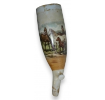 Pipe en porcelaine allemande "Chevaux"