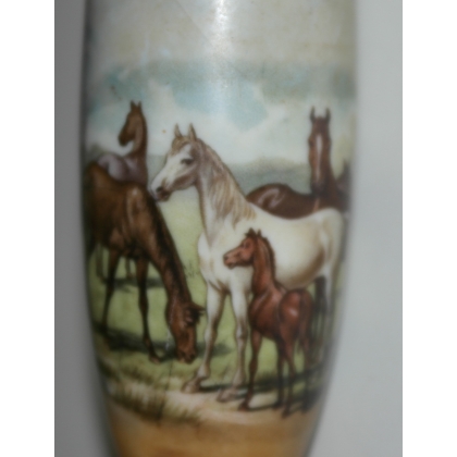 German porcelain pipe ‘Horses’ at Moinat SA – Antiques and home décor