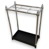 Rectangular chrome-plated brass umbrella stand from  Moinat SA  - Antiques and home décor