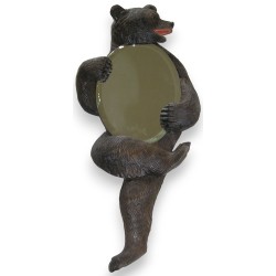  Sculpture miroir "Ours de Brienz", en sur  Moinat SA  - Antiquités décoration
