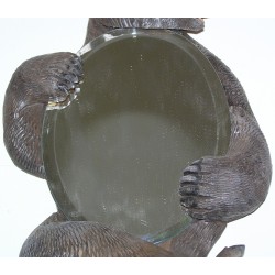  Sculpture miroir "Ours de Brienz", en sur  Moinat SA  - Antiquités décoration