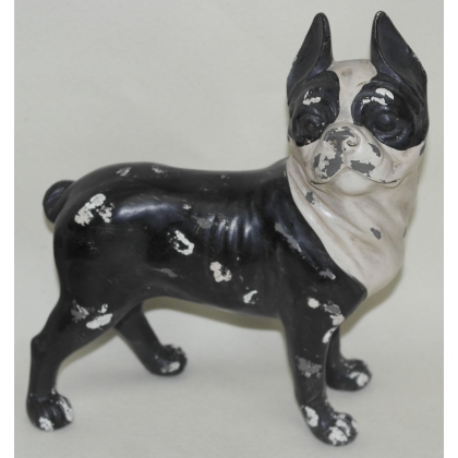  Chien Bulldog français en résine sur  Moinat SA  - Antiquités décoration