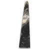Obelisk, in black marble with white veining. From  Moinat SA  - Antiques and home décor