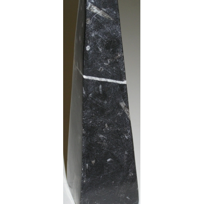 Obelisk, in black marble with white veining. From  Moinat SA  - Antiques and home décor