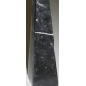Obelisk, in black marble with white veining. From  Moinat SA  - Antiques and home décor