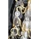 Pair of candelabrums with four lights.