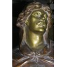  Sculpture "Troubadour" en régule, socle marbre sur  Moinat SA  - Antiquités décoration