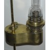 Watchmaker’s quinquet lamp, made of brass. Available from  Moinat SA  – Antiques and home décor