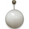 Lustre "Boule", en verre opalescent