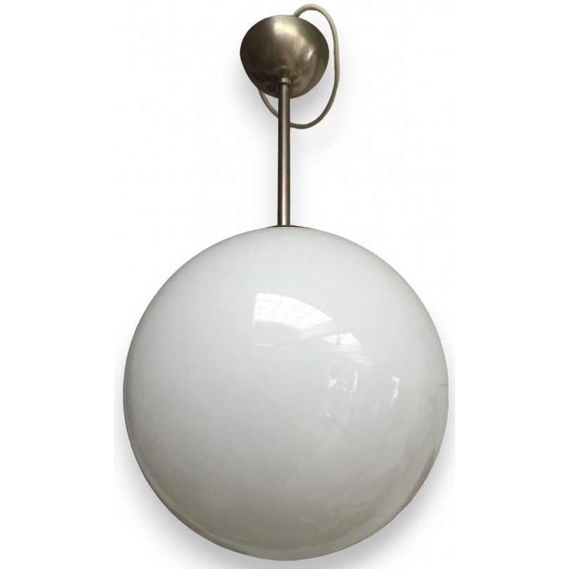 "Boule" chandelier, in opalescent glass, from  Moinat SA  - Antiques and home décor