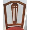Chaise style Louis XVI Suisse en noyer