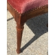 Chaise style Louis XVI Suisse en noyer