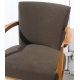 Fauteuil de bureau Art Déco, en palissandre