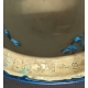 Tabouret, en grès bleu. MINTON.