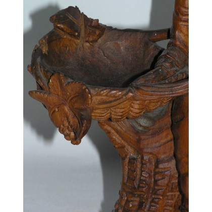  Paire de sculptures figurines "Femme et sur  Moinat SA  - Antiquités décoration