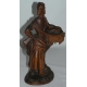 Paire de sculptures figurines "Femme et