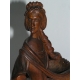 Paire de sculptures figurines "Femme et