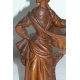 Paire de sculptures figurines "Femme et