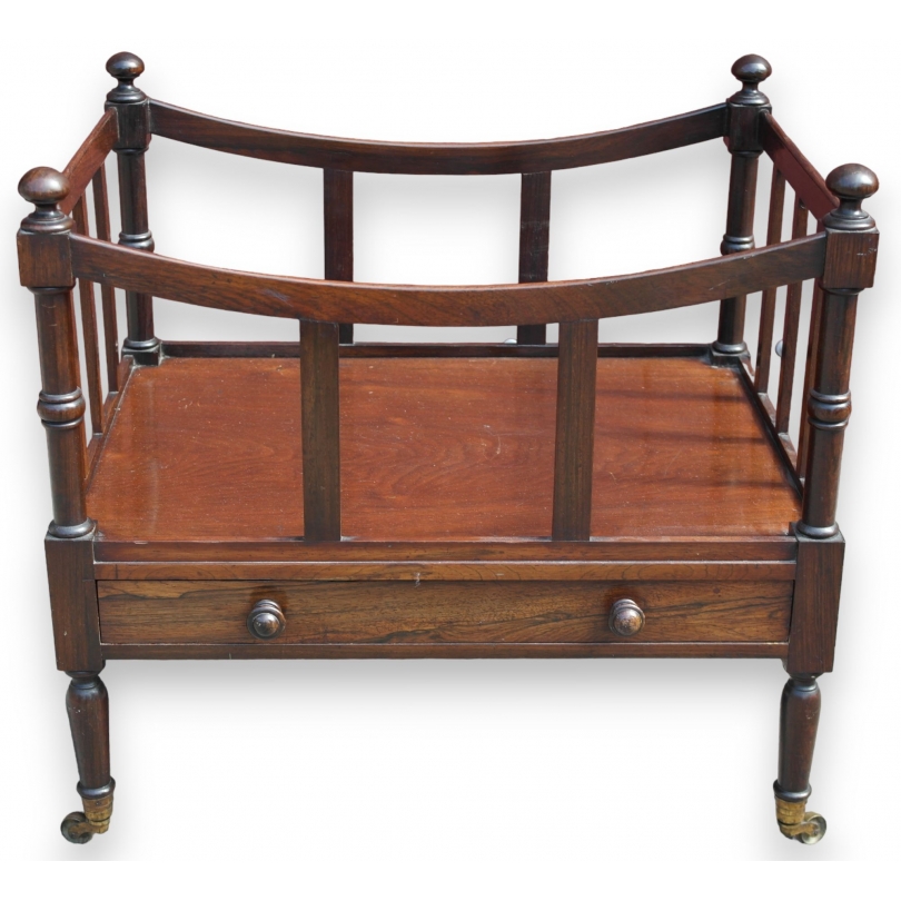 English mahogany Canterbury, 19th century, from Moinat SA – Antiques and home décor