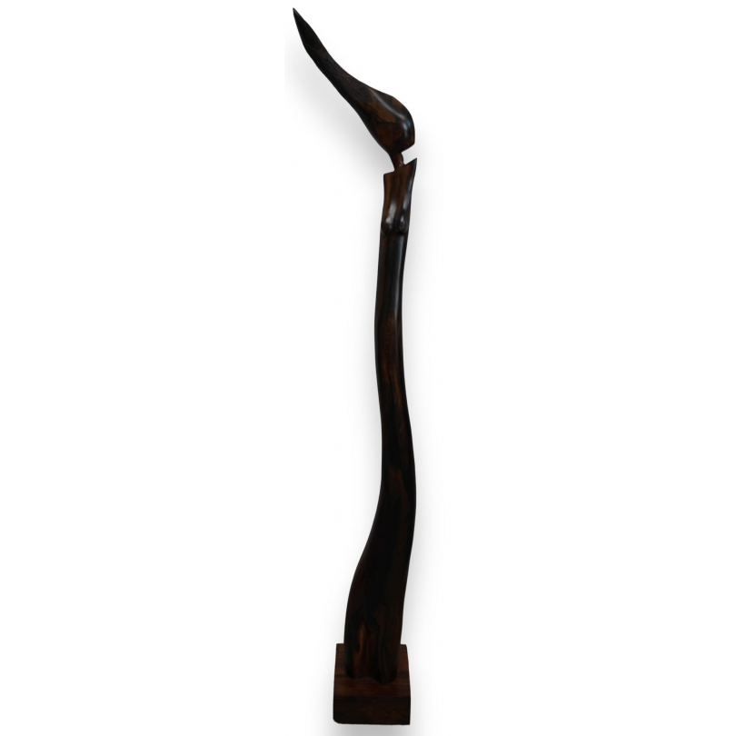  Sculpture en bois "Femme" signée H. sur  Moinat SA  - Antiquités décoration