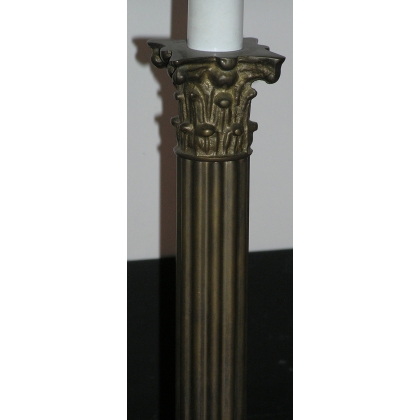'Colonne' lamp, made of brass. With base by  Moinat SA  - Antiques and home décor