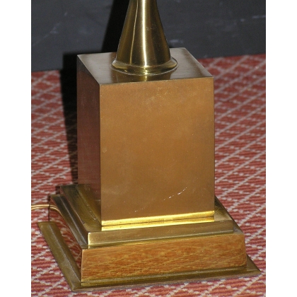  Lampe de style Charles avec décor sur  Moinat SA  - Antiquités décoration